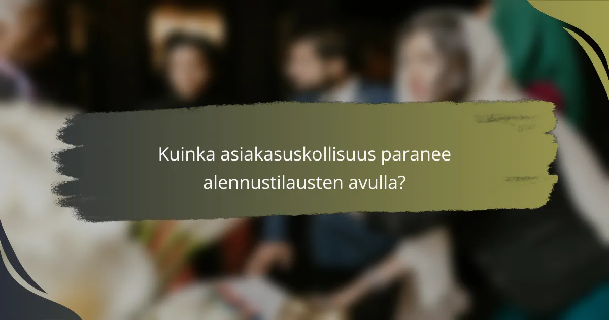 Kuinka asiakasuskollisuus paranee alennustilausten avulla?
